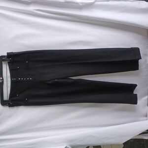 Per Se Black Wool Dress Pants Slacks Trousers Sz 4, 30" Inseam